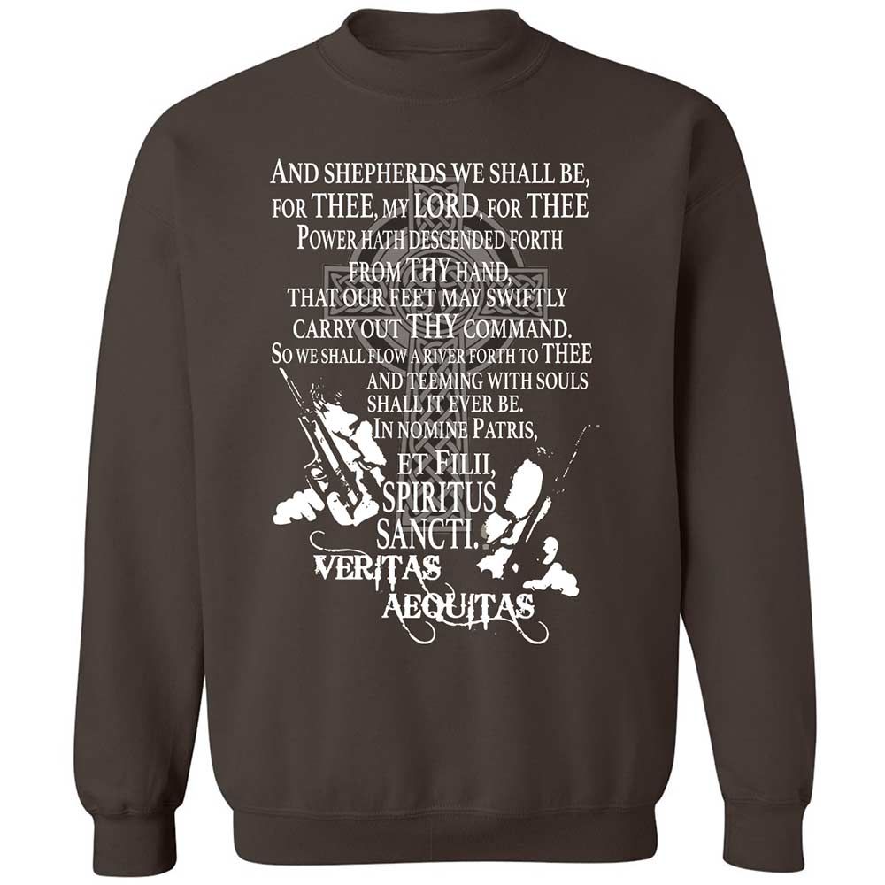 Classic Unisex Sweatshirt - Y53KW6GS - Dark Chocolate - 4