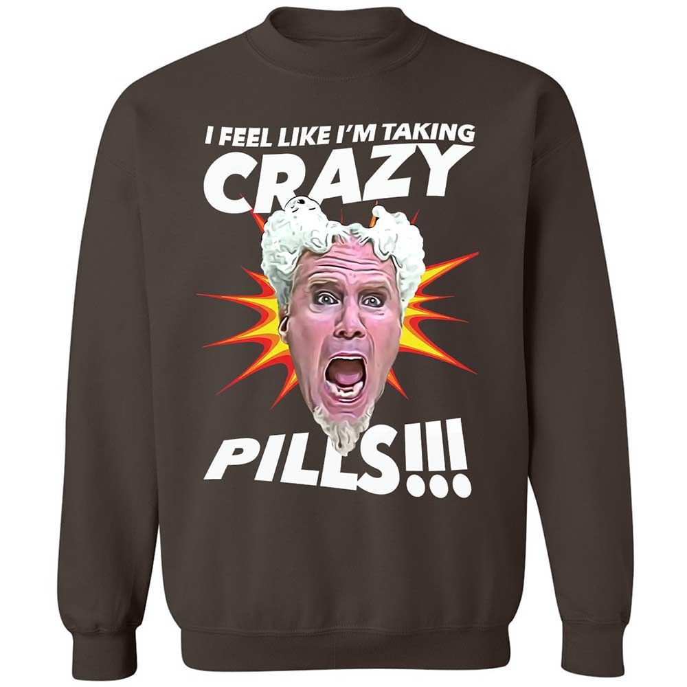 Classic Unisex Sweatshirt - TEH9D52Q - Dark Chocolate - 4