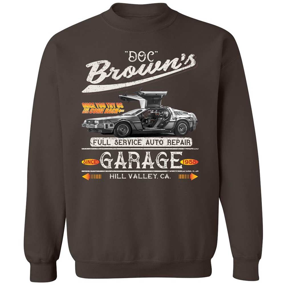 Classic Unisex Sweatshirt - 1VDM9CUS - Dark Chocolate - 4