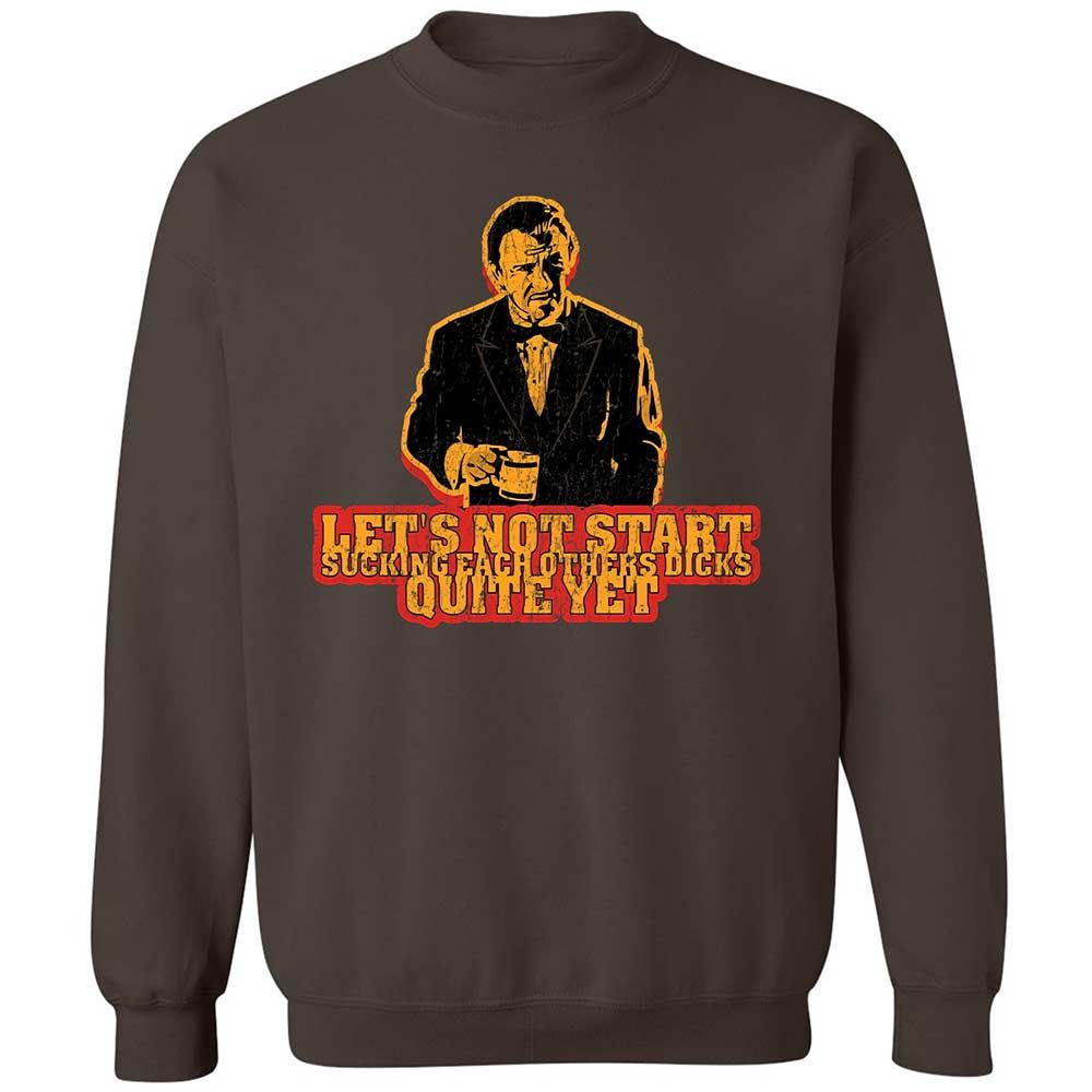 Classic Unisex Sweatshirt - YJTEY3ZQ - Dark Chocolate - 4