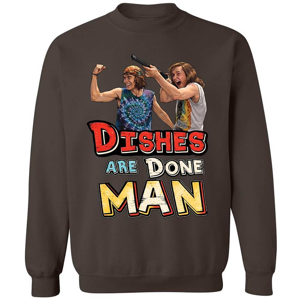 Classic Unisex Sweatshirt - FZUNHL9V - Dark Chocolate - 4