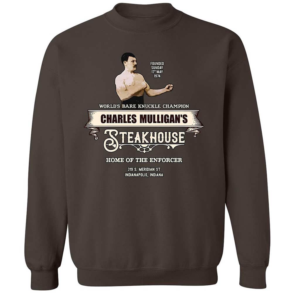 Classic Unisex Sweatshirt - 8B969C6N - Dark Chocolate - 4