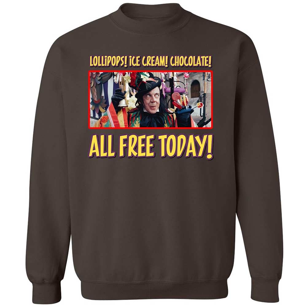 Classic Unisex Sweatshirt - QJV14LXJ - Dark Chocolate - 4