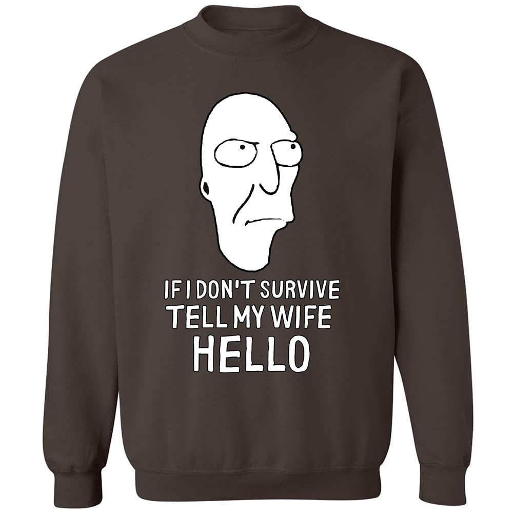 Classic Unisex Sweatshirt - 69ARHAX6 - Dark Chocolate - 4