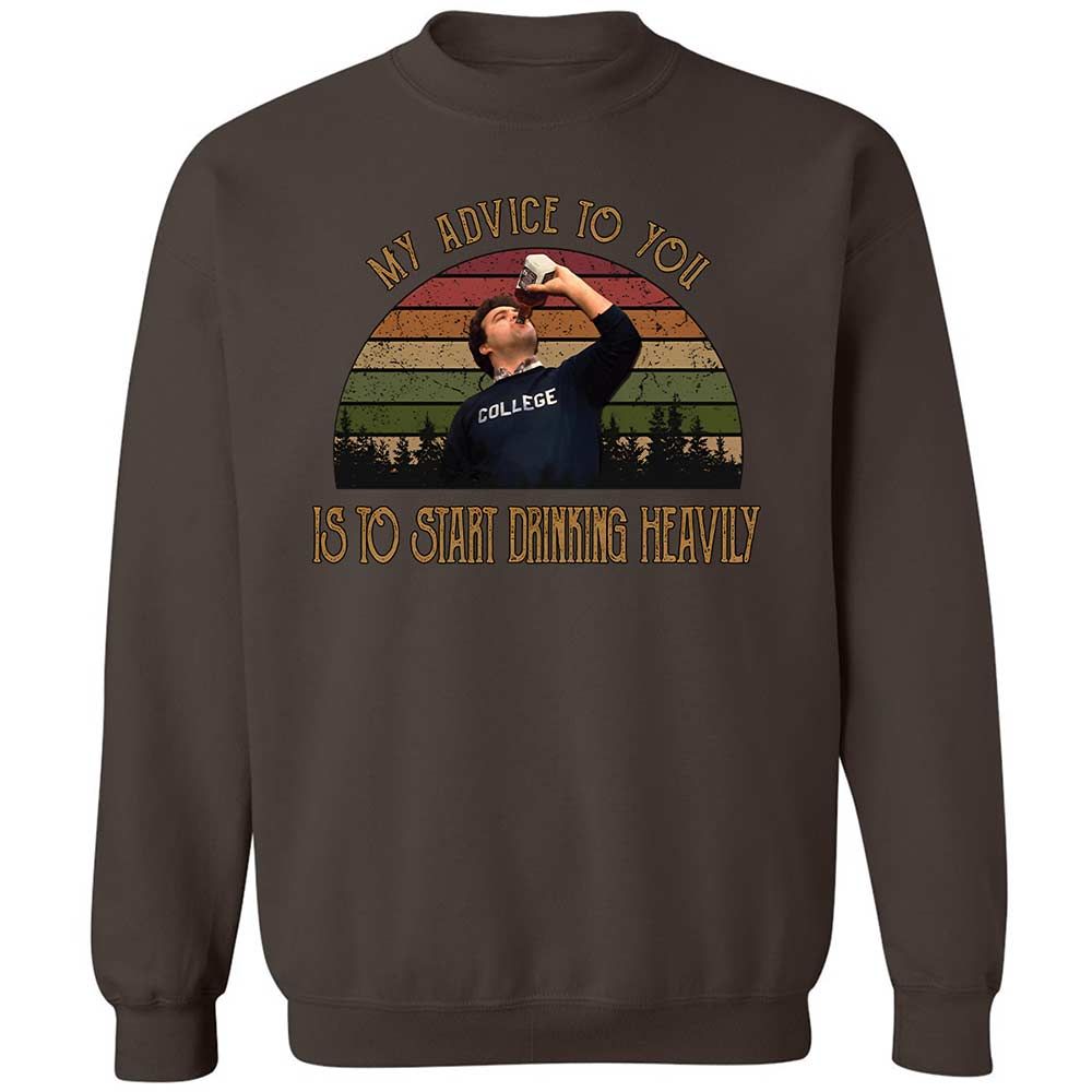 Classic Unisex Sweatshirt - 3F799STB - Dark Chocolate - 4