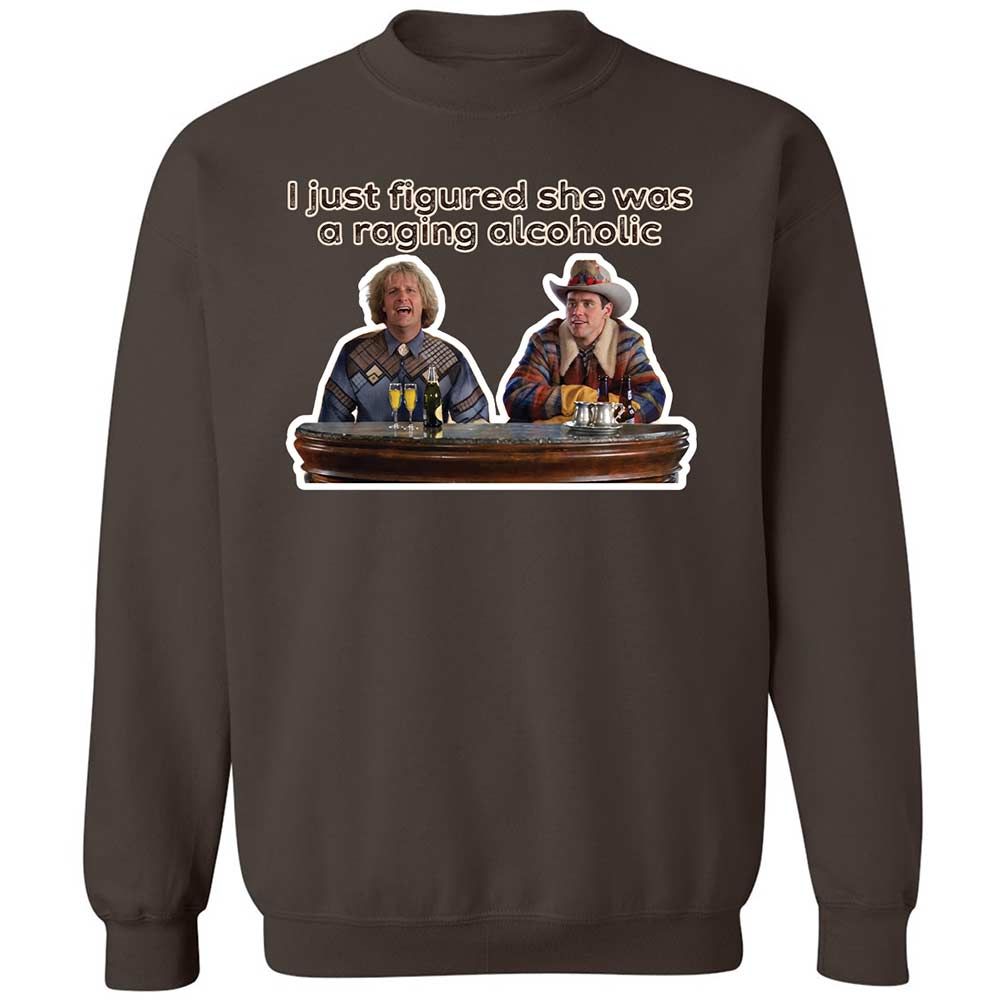 Classic Unisex Sweatshirt - 8E714JB8 - Dark Chocolate - 4