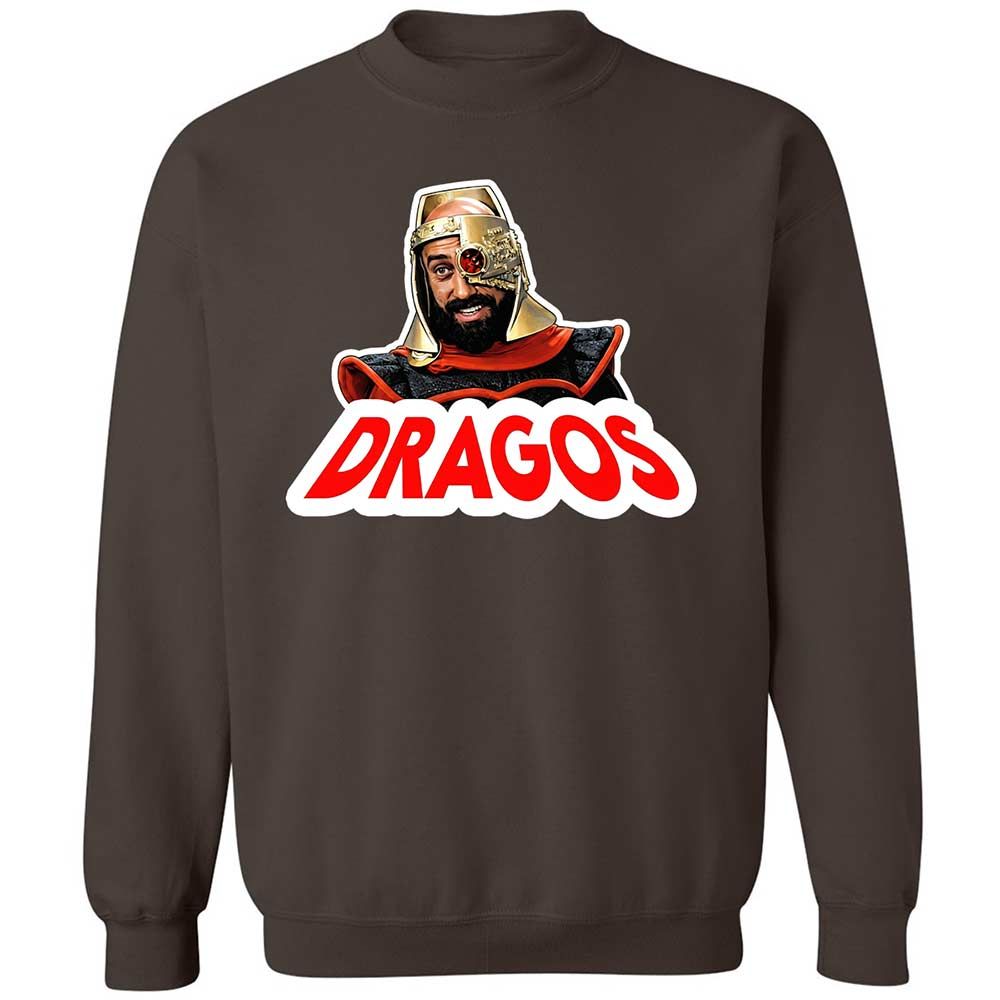 Classic Unisex Sweatshirt - B9ATDV4W - Dark Chocolate - 4