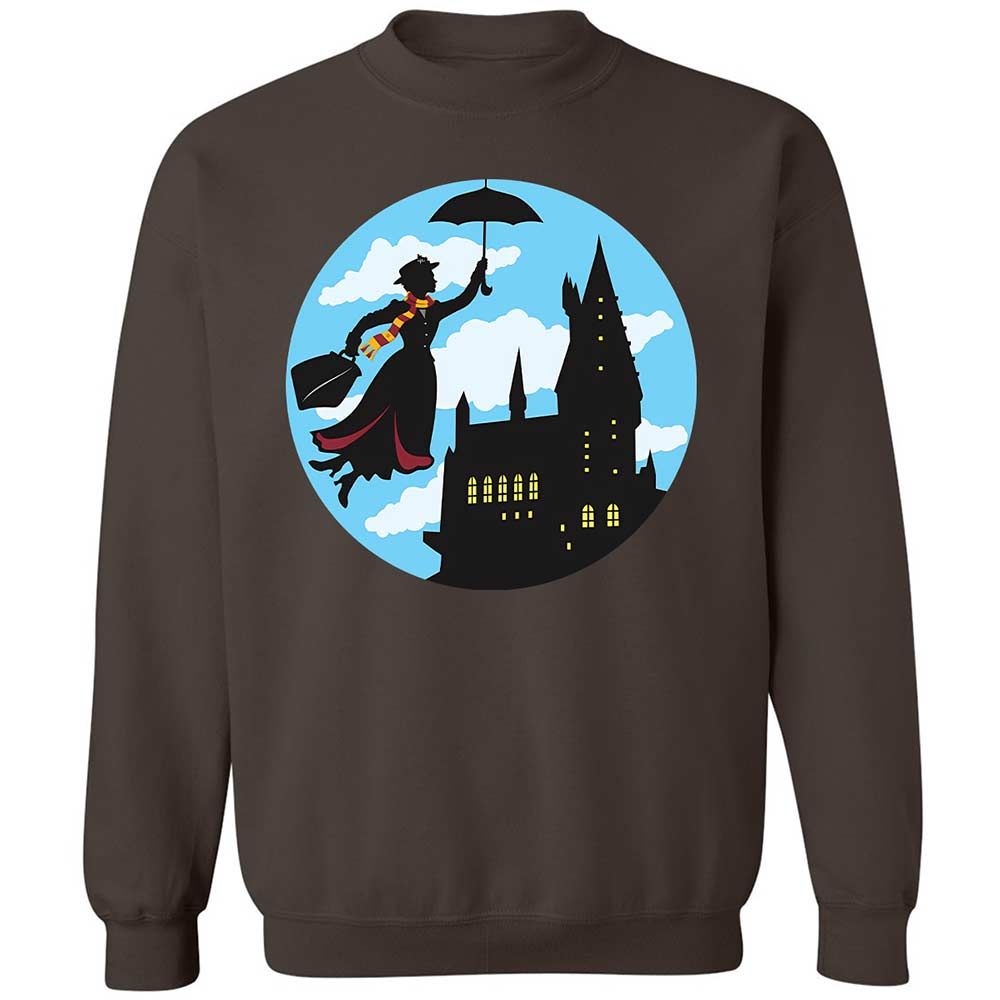 Classic Unisex Sweatshirt - Y8TMTGA7 - Dark Chocolate - 4