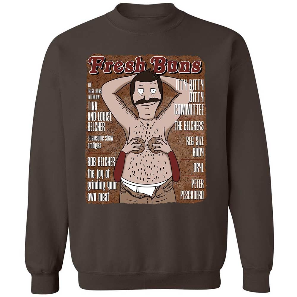 Classic Unisex Sweatshirt - CWG3JRTD - Dark Chocolate - 4