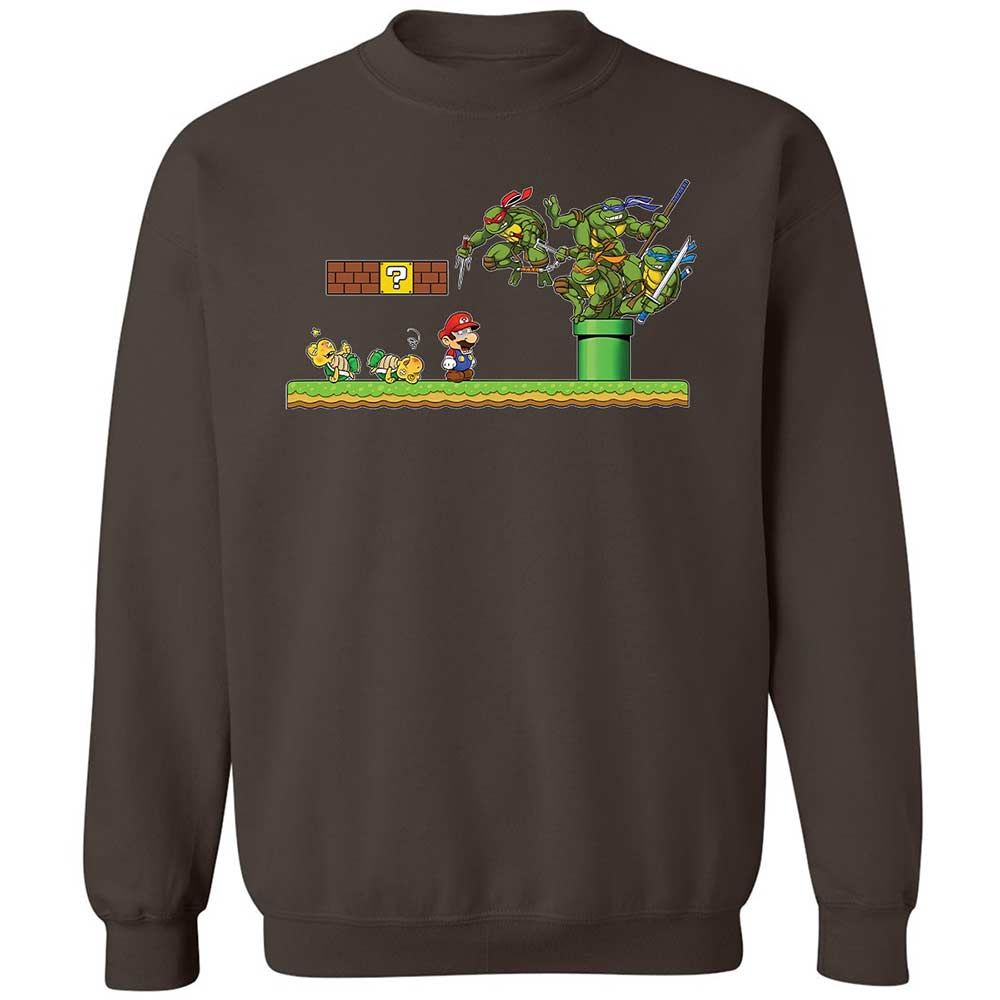 Classic Unisex Sweatshirt - DY9VSUG6 - Dark Chocolate - 4