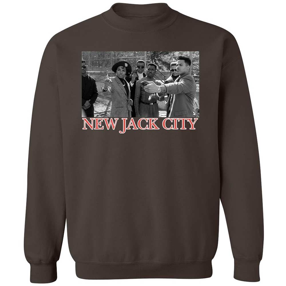 Classic Unisex Sweatshirt - HJZ7KQG5 - Dark Chocolate - 4