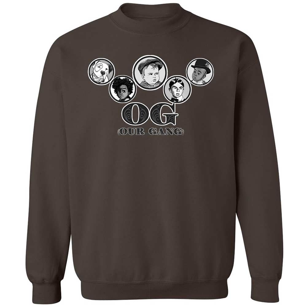 Classic Unisex Sweatshirt - 7LN848YC - Dark Chocolate - 4