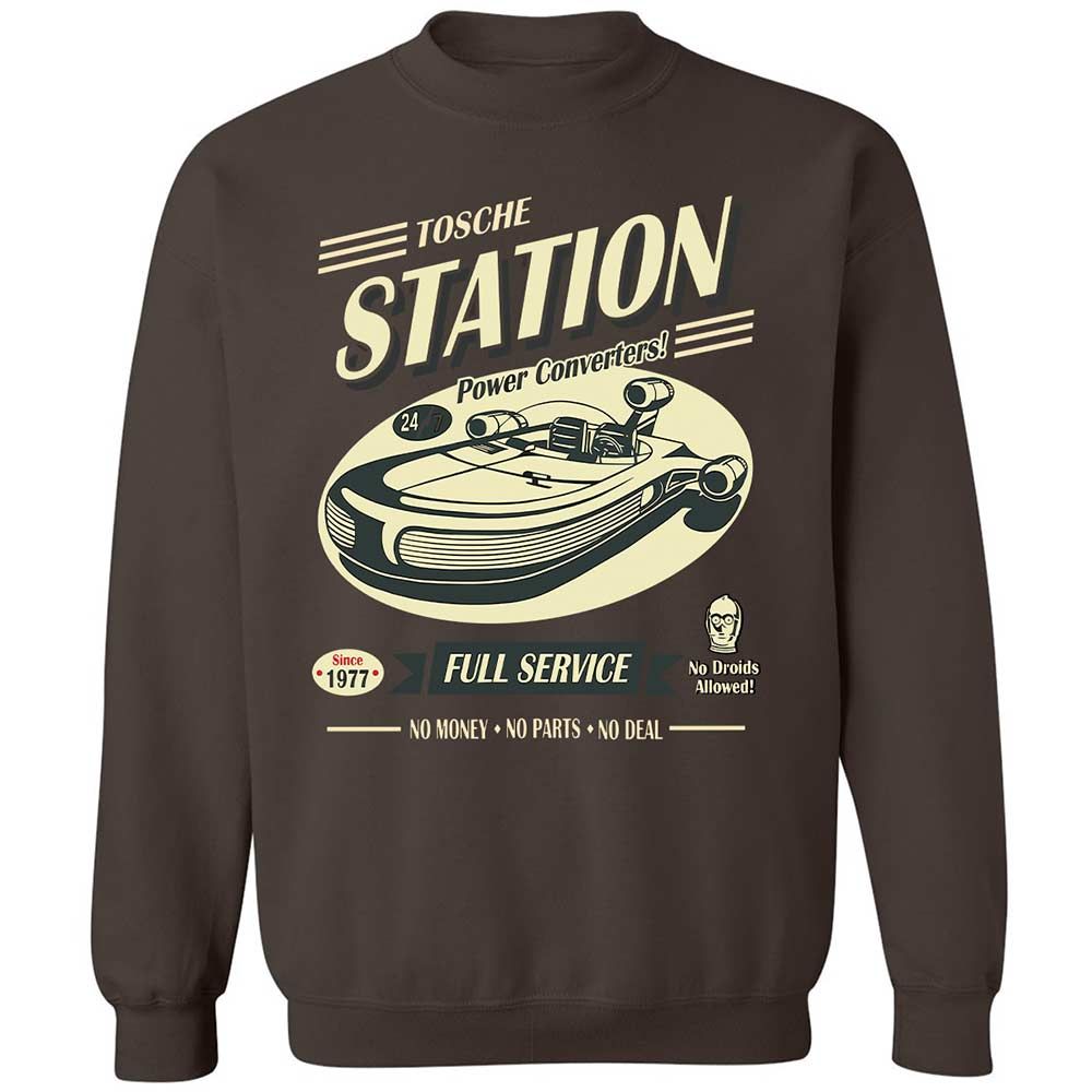 Classic Unisex Sweatshirt - L1VZXPQD - Dark Chocolate - 4