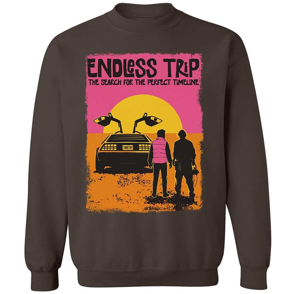 Classic Unisex Sweatshirt - 3MYKJMUP - Dark Chocolate - 4