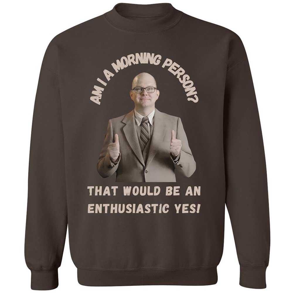 Classic Unisex Sweatshirt - L5XUES1G - Dark Chocolate - 4