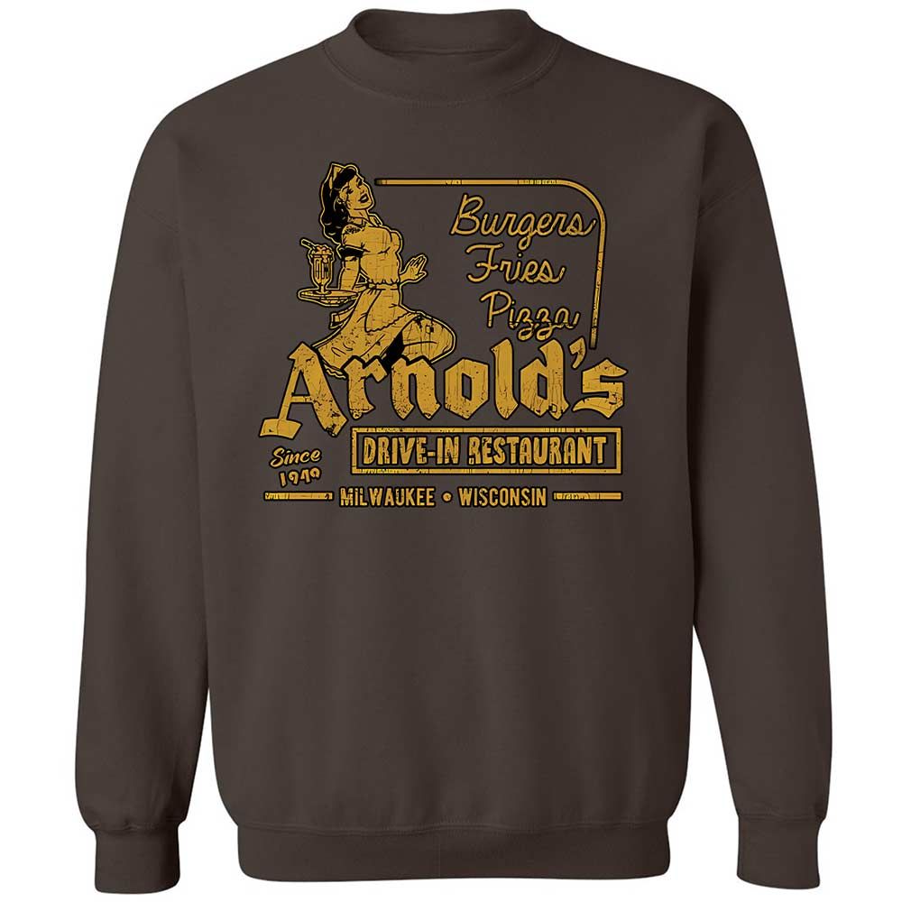 Classic Unisex Sweatshirt - VLFYXTDF - Dark Chocolate - 4
