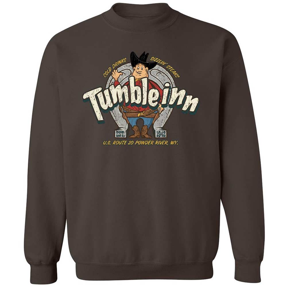 Classic Unisex Sweatshirt - 7A5MUJ5Q - Dark Chocolate - 4