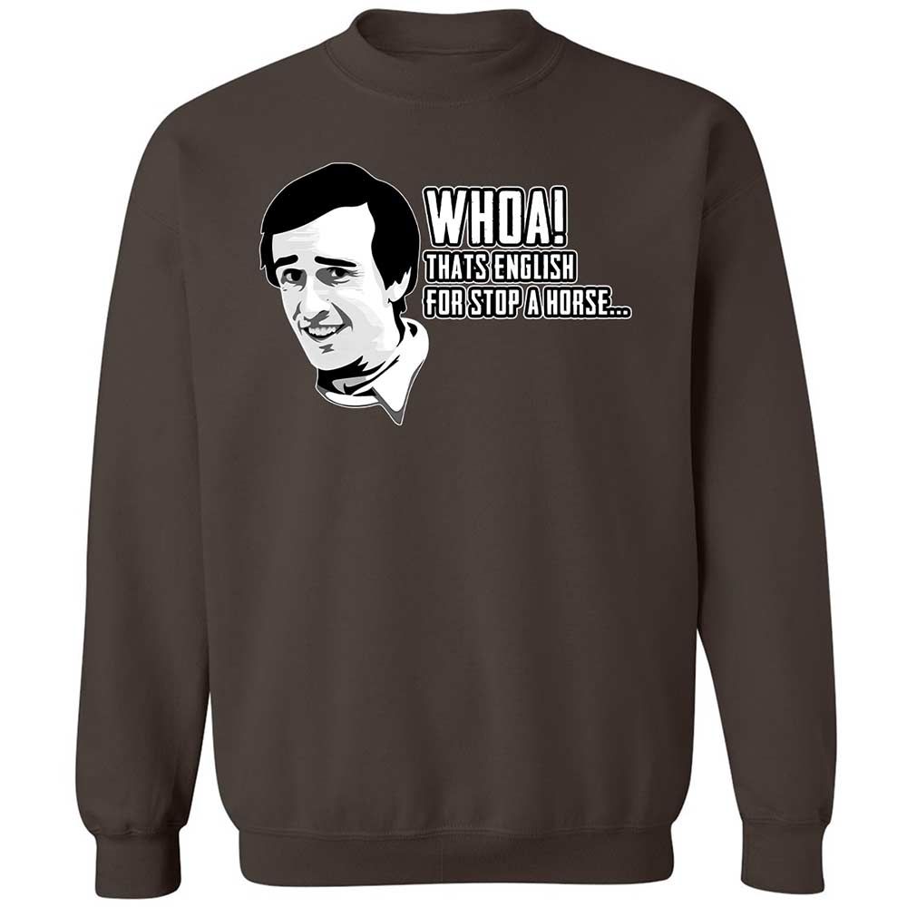 Classic Unisex Sweatshirt - DEES2SYE - Dark Chocolate - 4