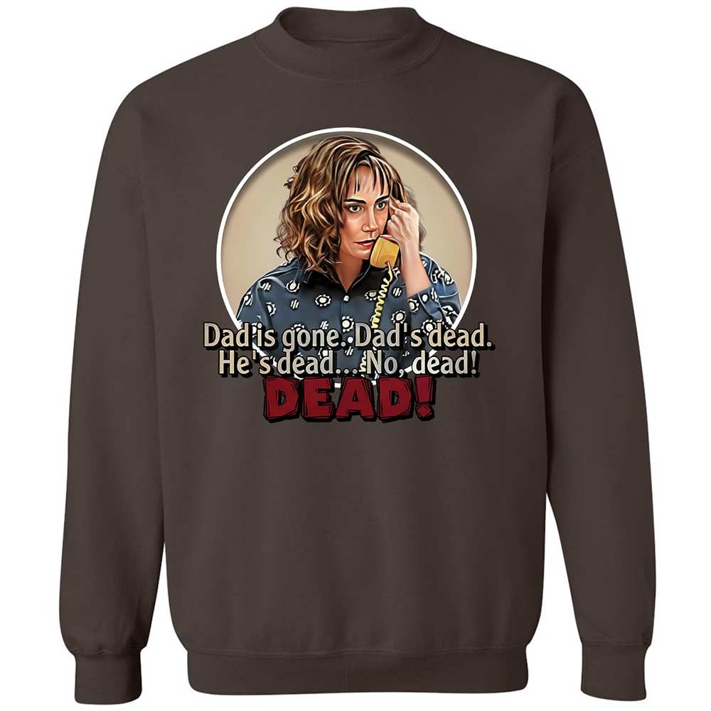Classic Unisex Sweatshirt - KP3ZXFK4 - Dark Chocolate - 4