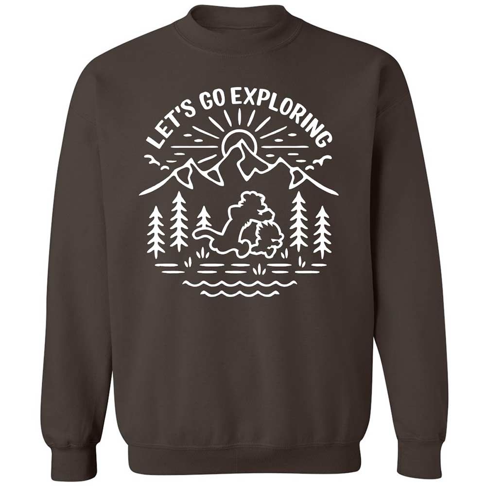 Classic Unisex Sweatshirt - TV47FCJG - Dark Chocolate - 4