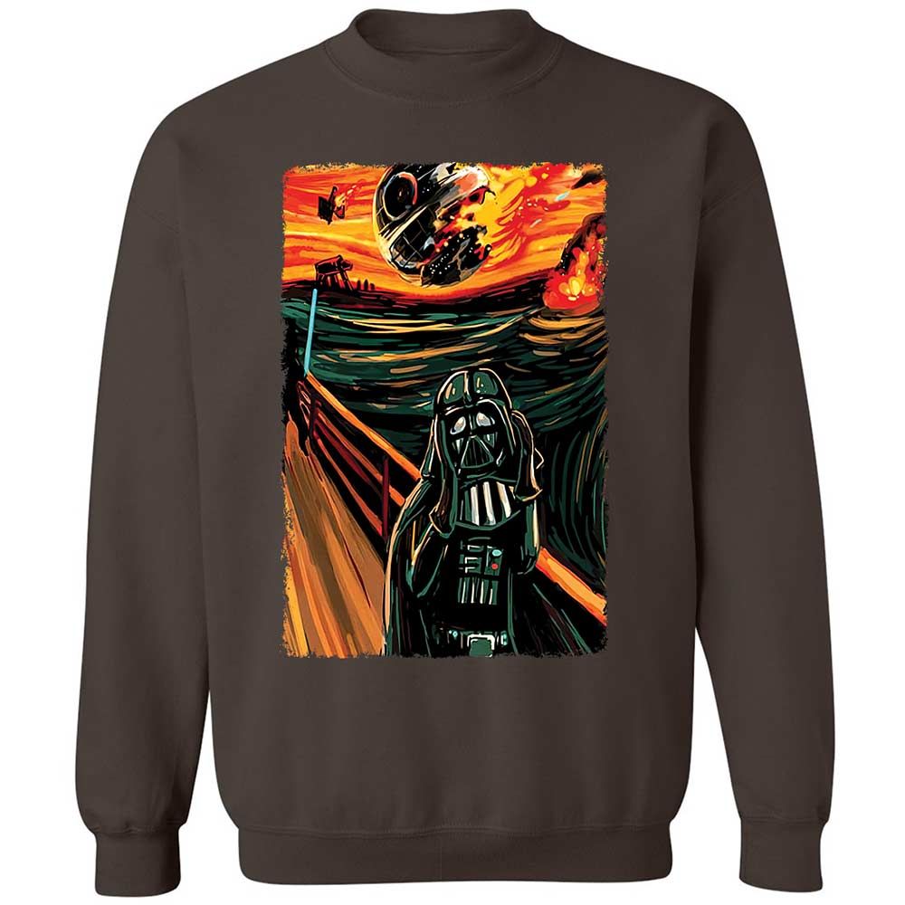Classic Unisex Sweatshirt - 4LZUL59E - Dark Chocolate - 4
