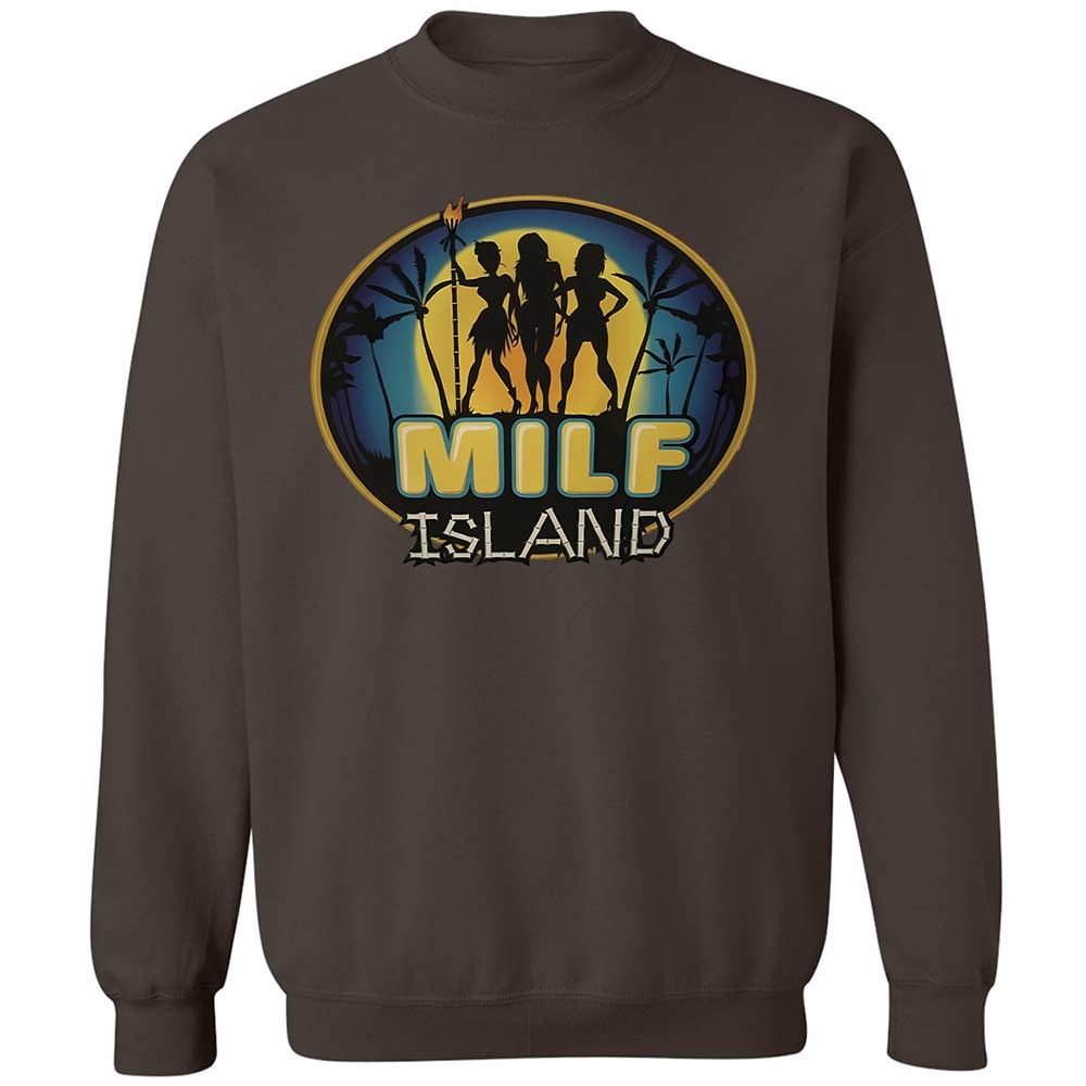 Classic Unisex Sweatshirt - 4X512RX8 - Dark Chocolate - 4