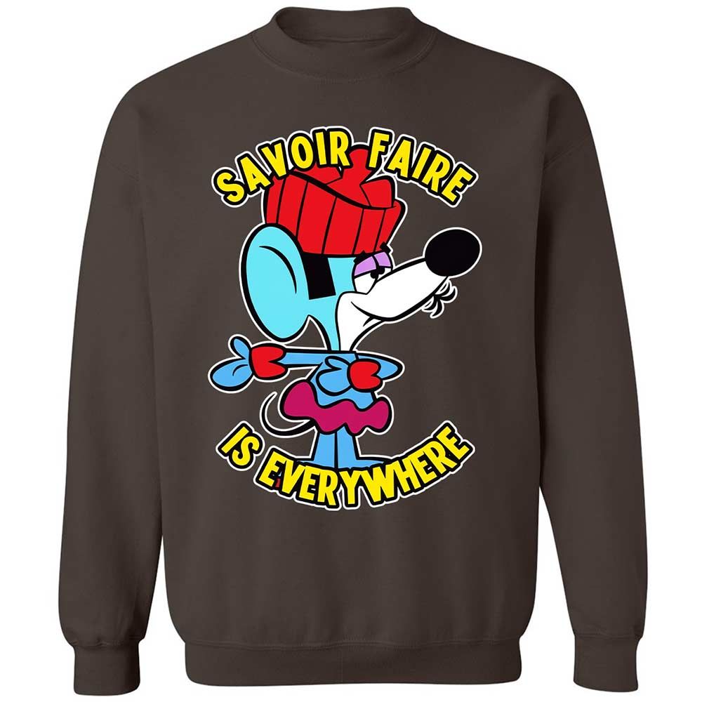 Classic Unisex Sweatshirt - HSG6RC1S - Dark Chocolate - 4