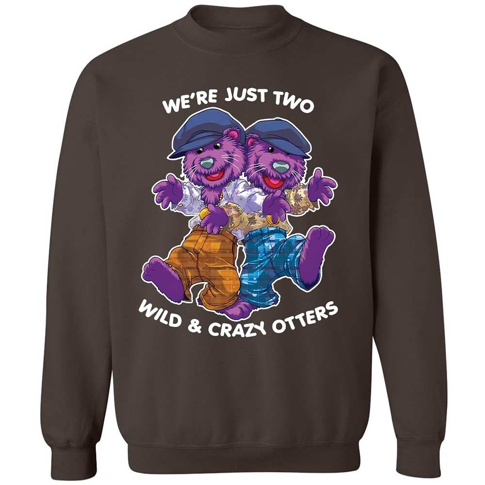 Two wild & crazy otters - Dark Chocolate - 4