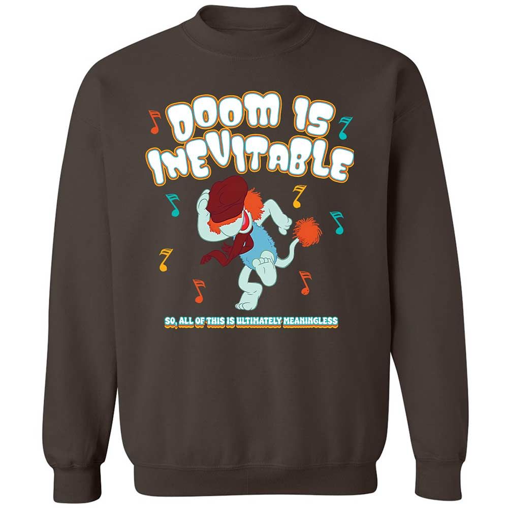 Classic Unisex Sweatshirt - BJM56HHD - Dark Chocolate - 4