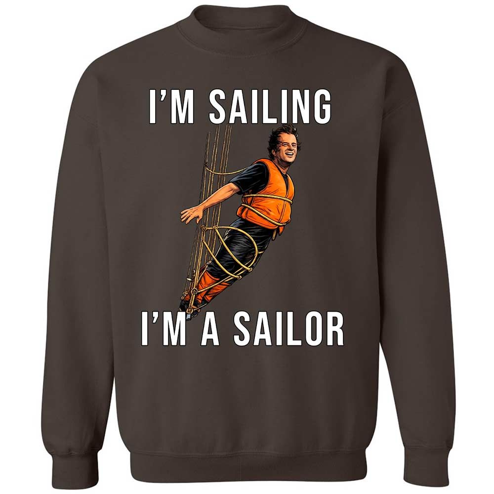 Classic Unisex Sweatshirt - WVETCZR6 - Dark Chocolate - 4