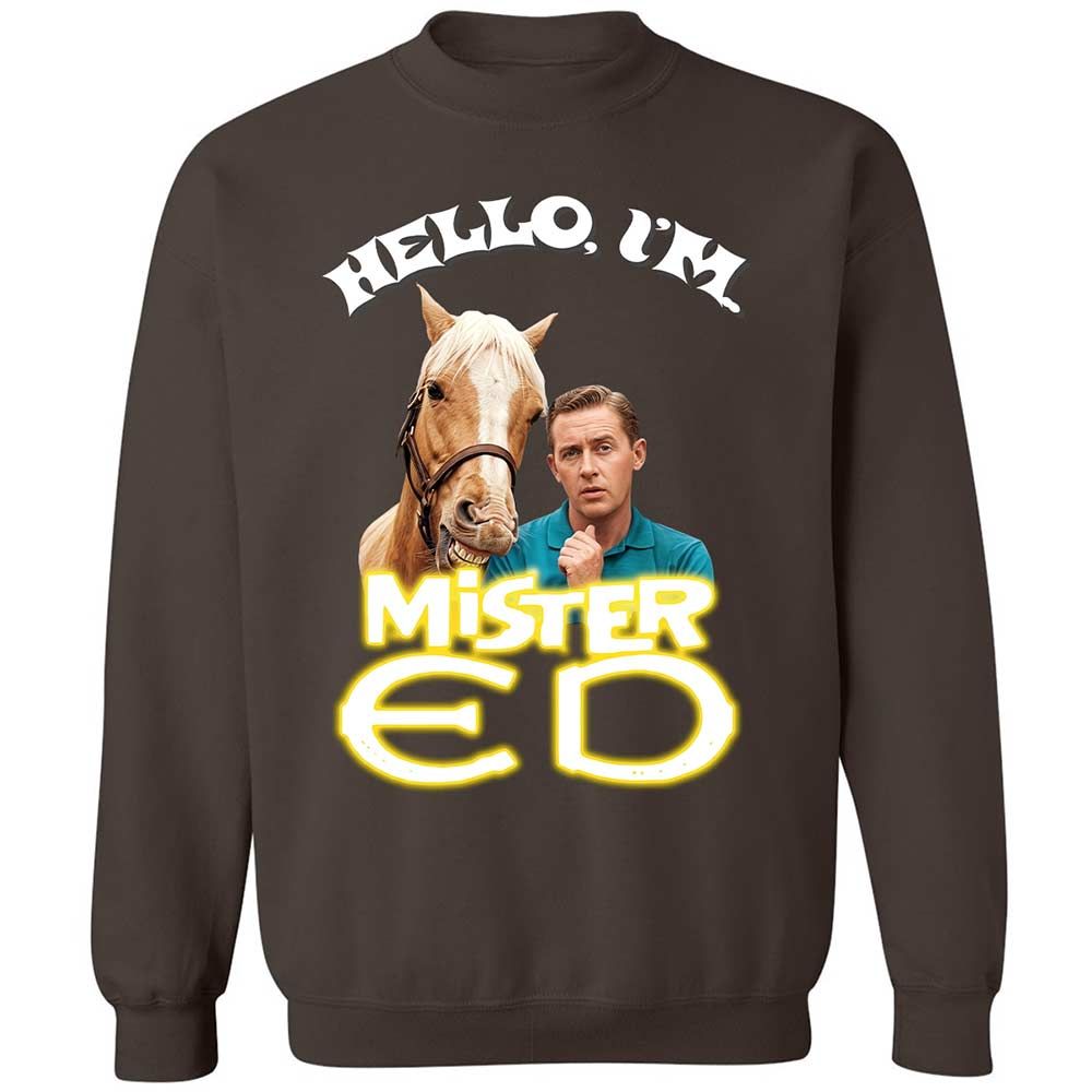 Classic Unisex Sweatshirt - G1D6EGQG - Dark Chocolate - 4
