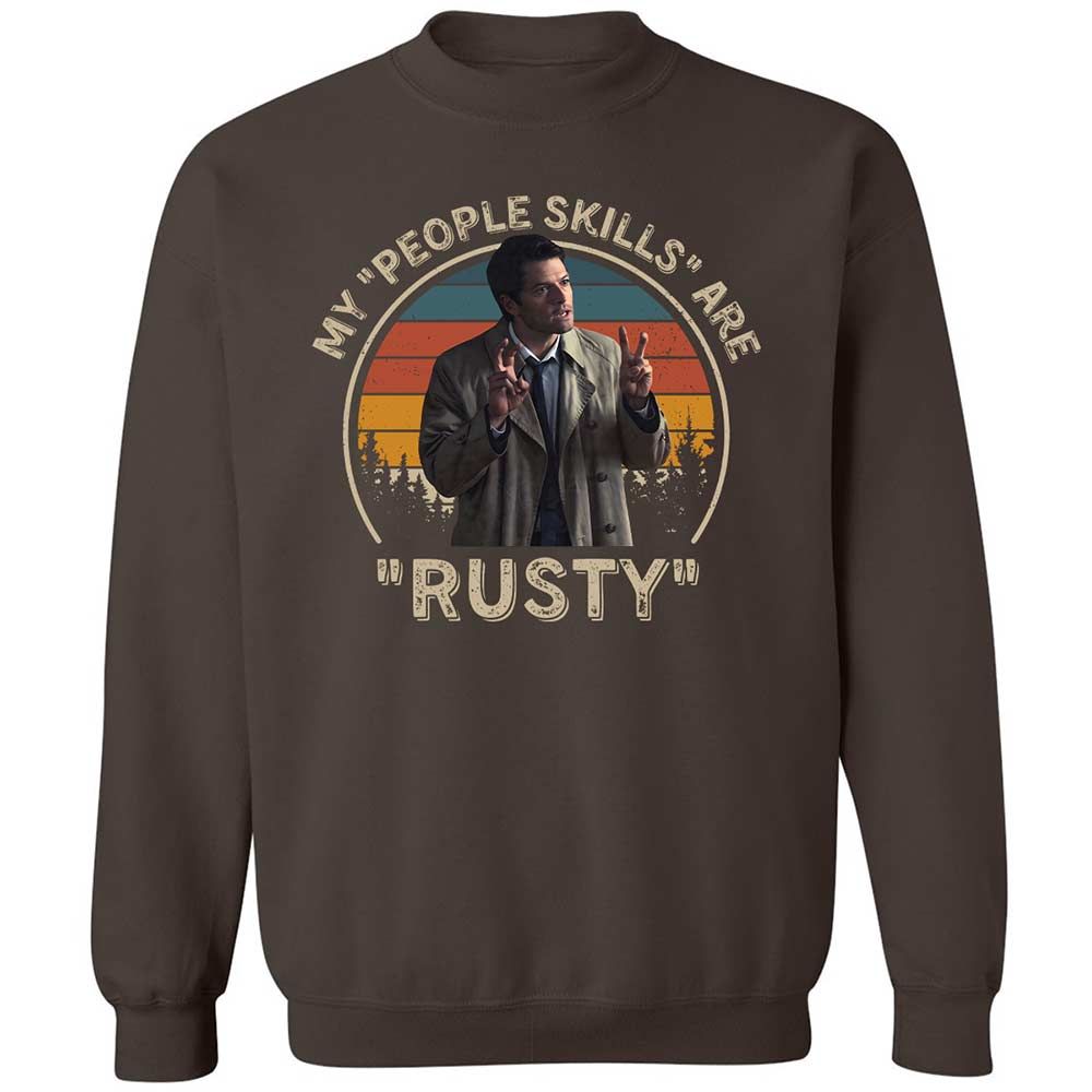 Classic Unisex Sweatshirt - R6PN7B9B - Dark Chocolate - 4