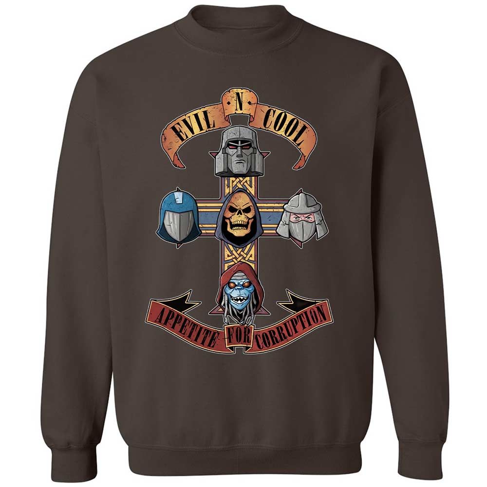 Classic Unisex Sweatshirt - KJ89NBGQ - Dark Chocolate - 4