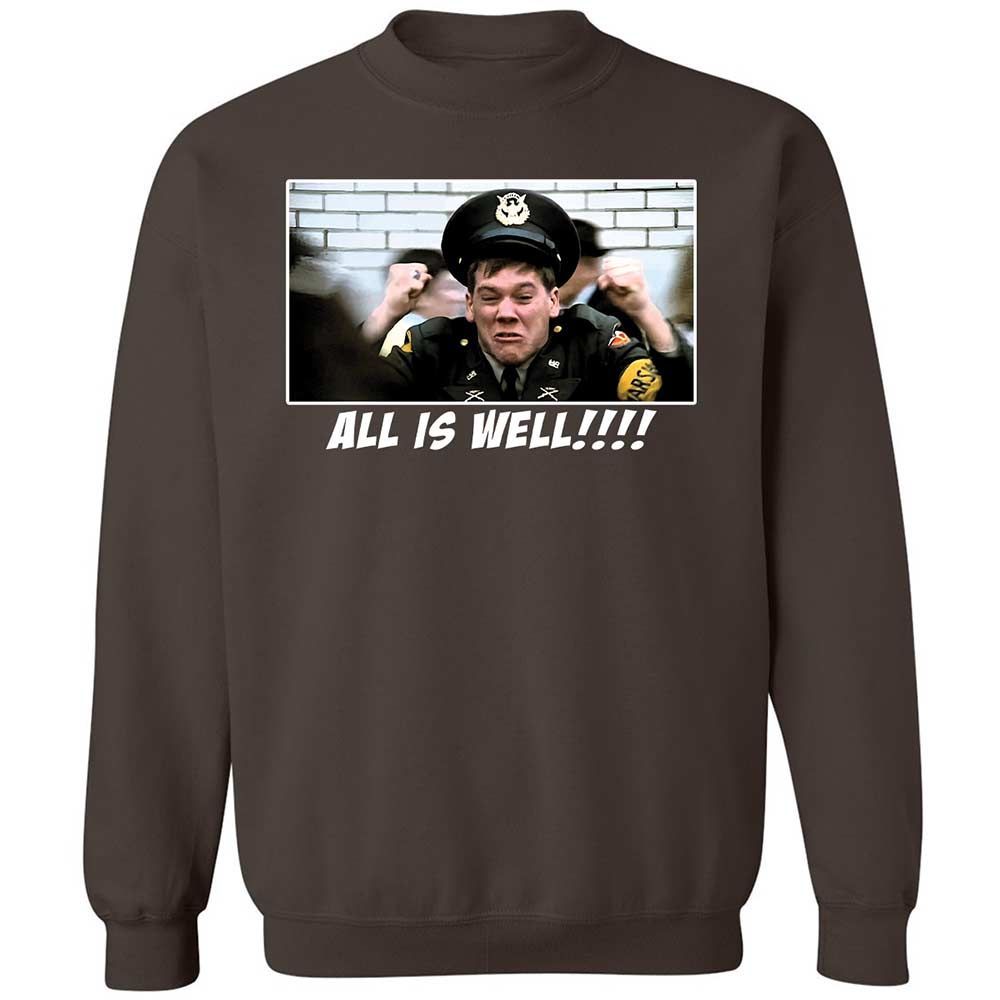 Classic Unisex Sweatshirt - VXBWUX97 - Dark Chocolate - 4