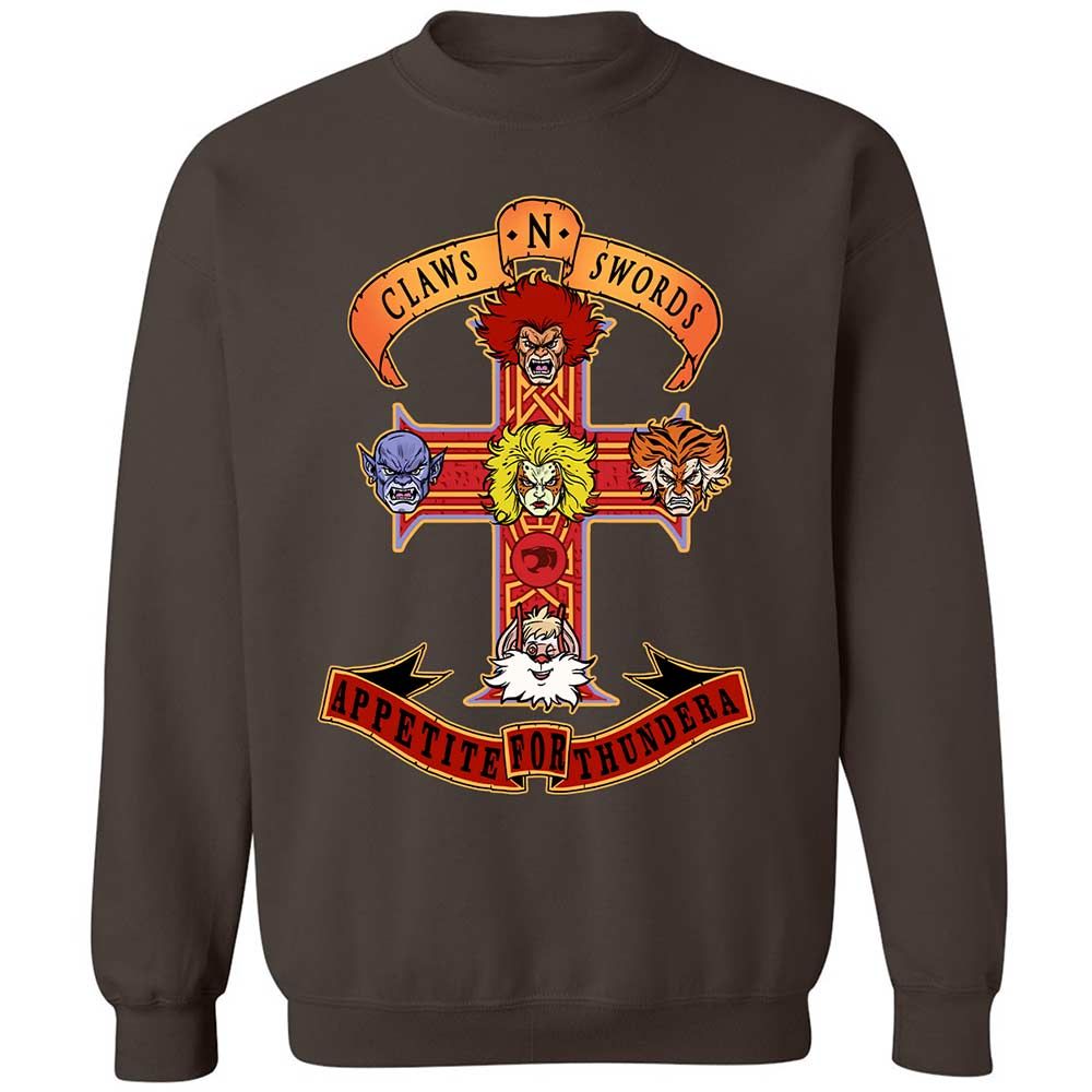 Classic Unisex Sweatshirt - WTQ5FQBU - Dark Chocolate - 4