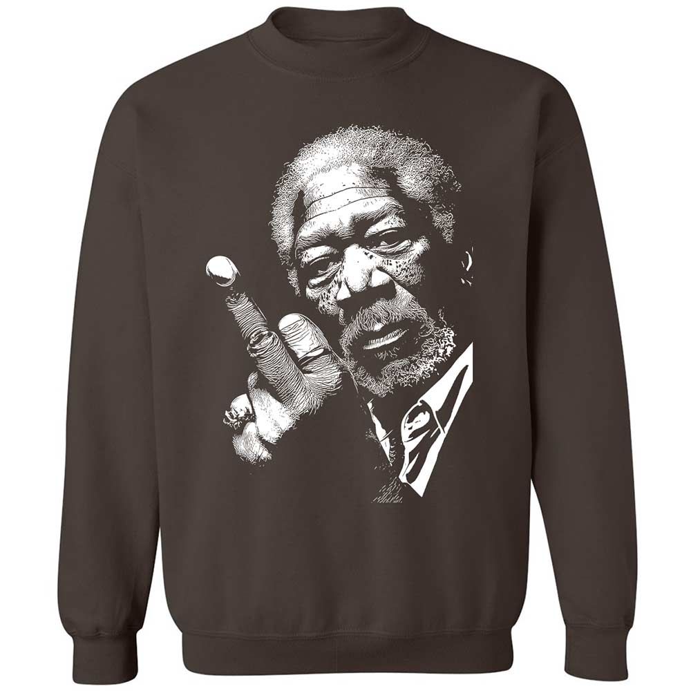 Morgan Freeman middle finger - Dark Chocolate - 4