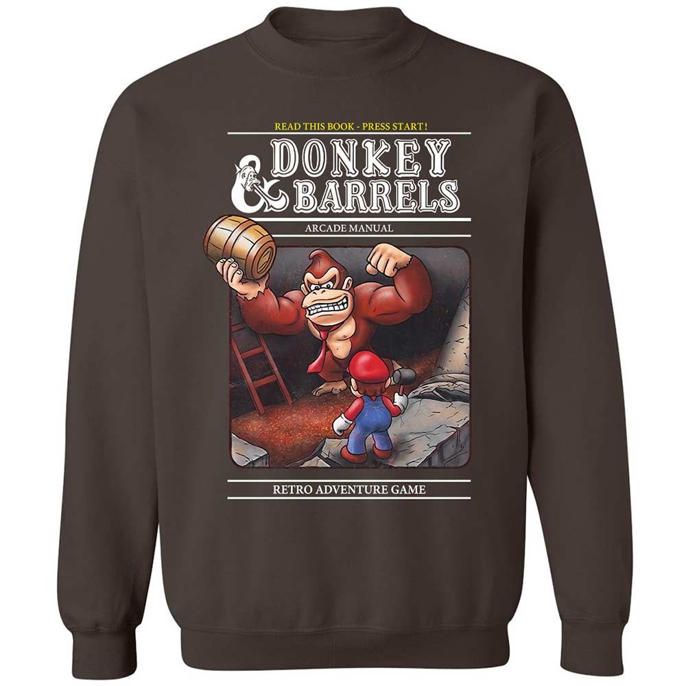 Classic Unisex Sweatshirt - 3BBUJN9D - Dark Chocolate - 4