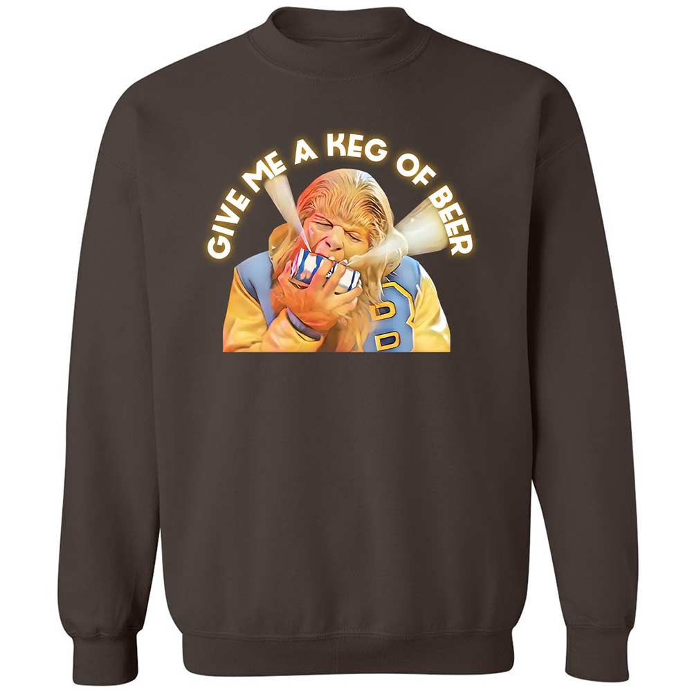 Classic Unisex Sweatshirt - R6HHE3UK - Dark Chocolate - 4