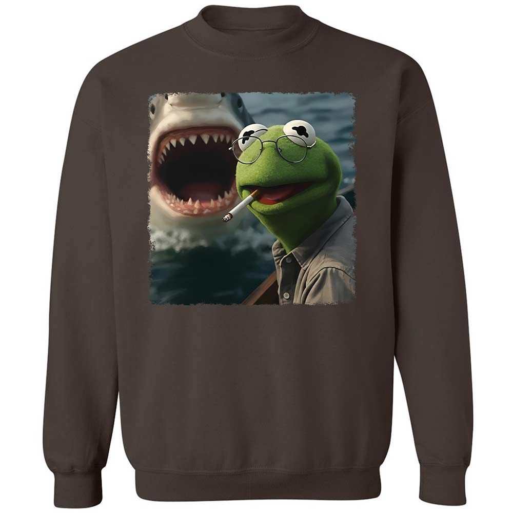 Classic Unisex Sweatshirt - B4UXAXHK - Dark Chocolate - 4