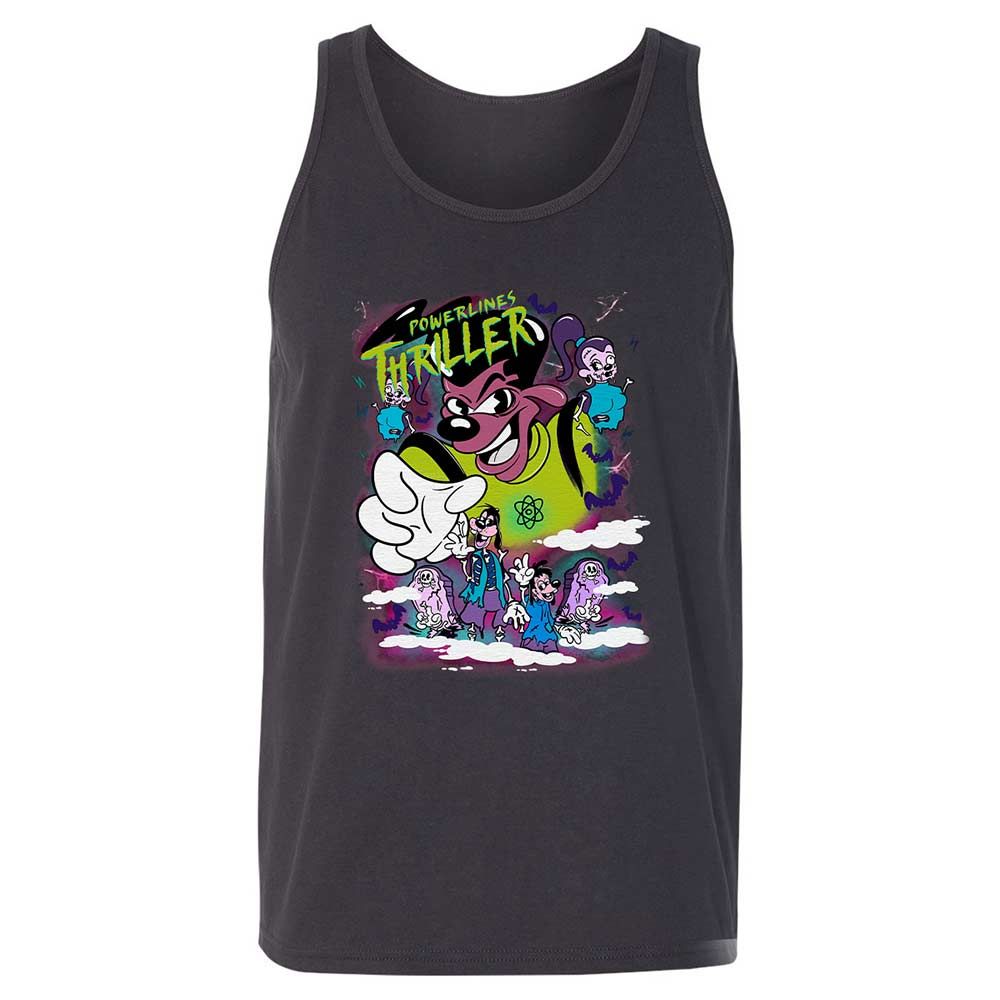 Vintage Pop Cartoon Horror Mashup - Dark Grey - 4