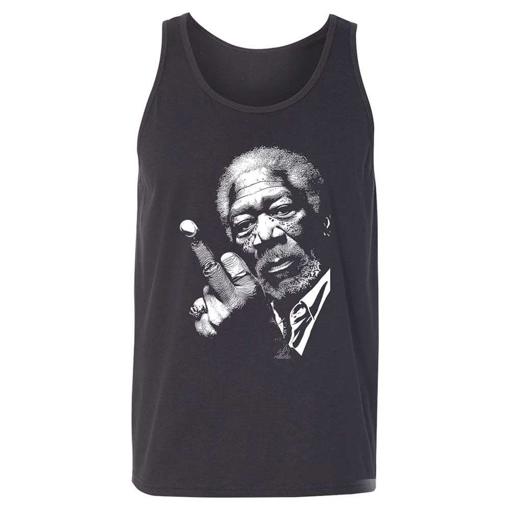Morgan Freeman middle finger - Dark Grey - 4