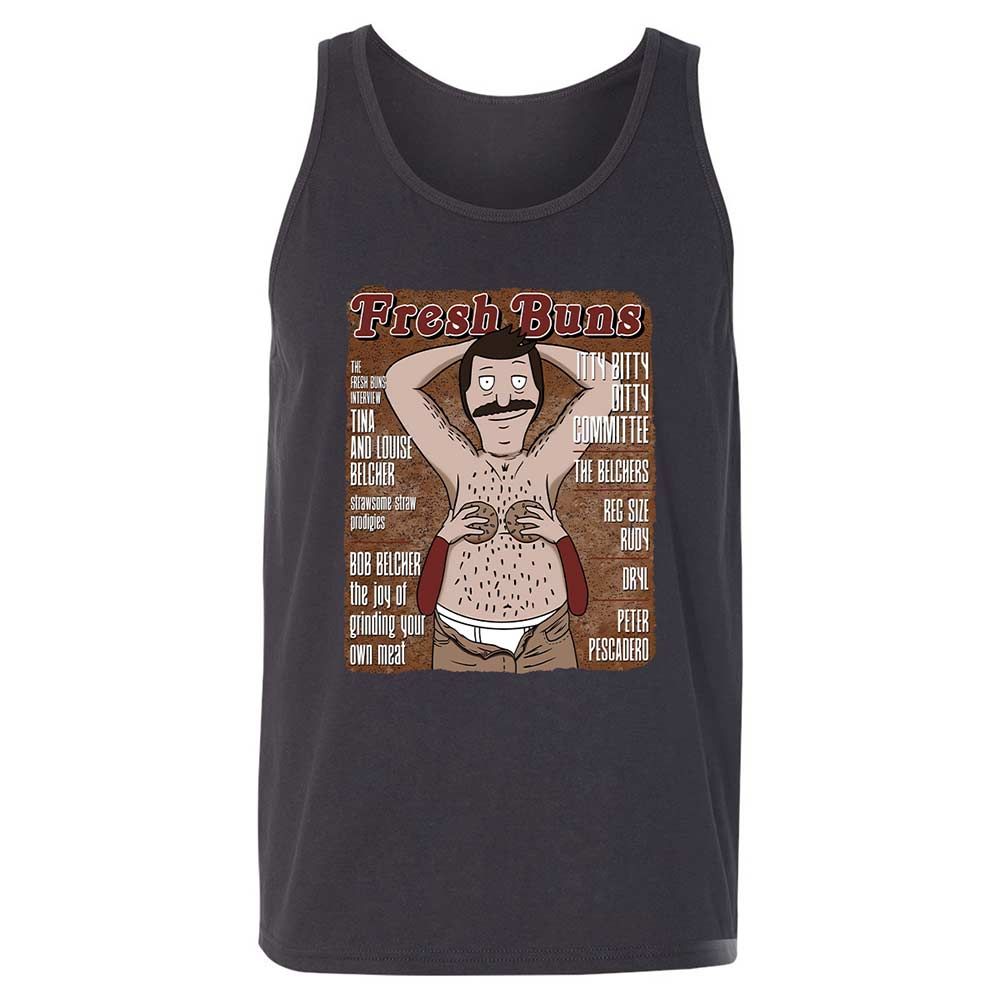 Unisex Jersey Tank - XU1HVSXW - Dark Grey - 4