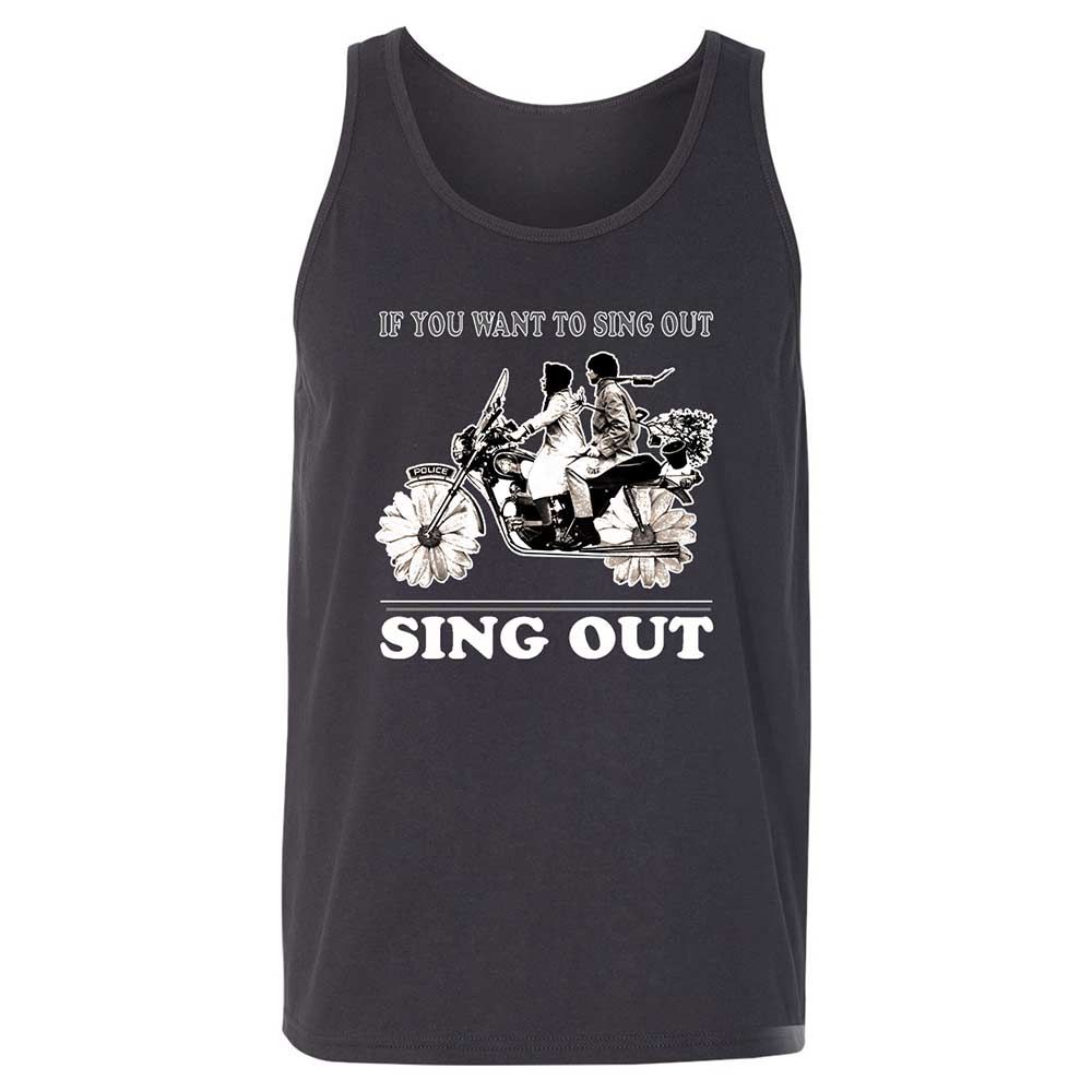 If you want to sing out, sing out - Dark Grey - 4