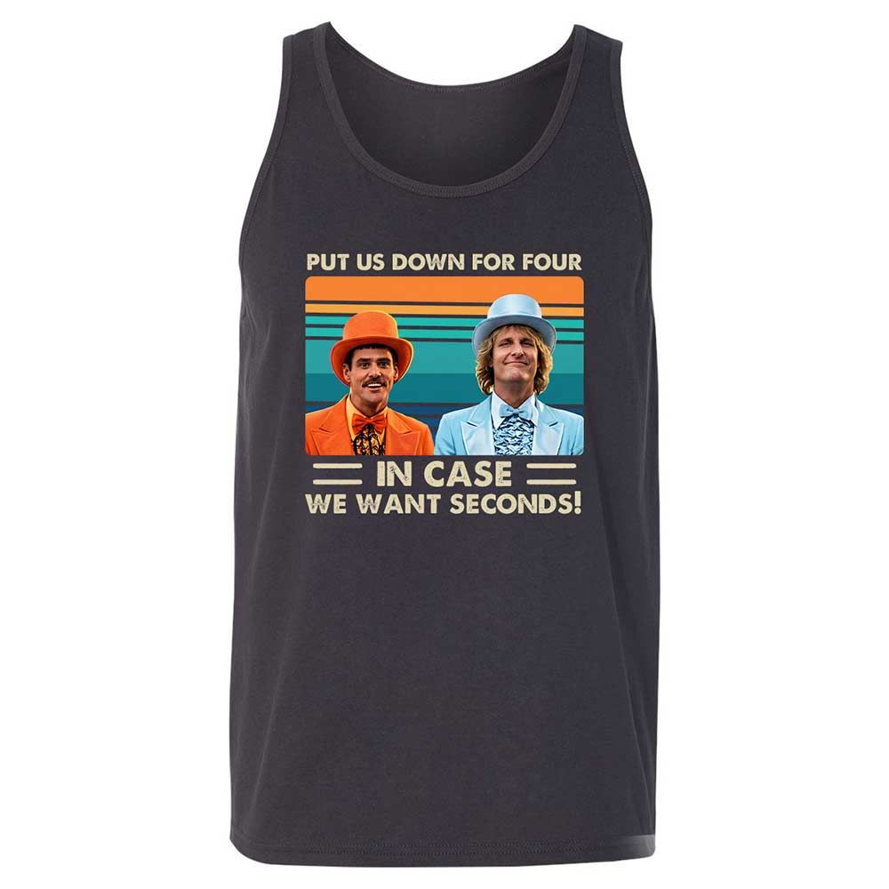 Unisex Jersey Tank - QQ3TM5U2 - Dark Grey - 4