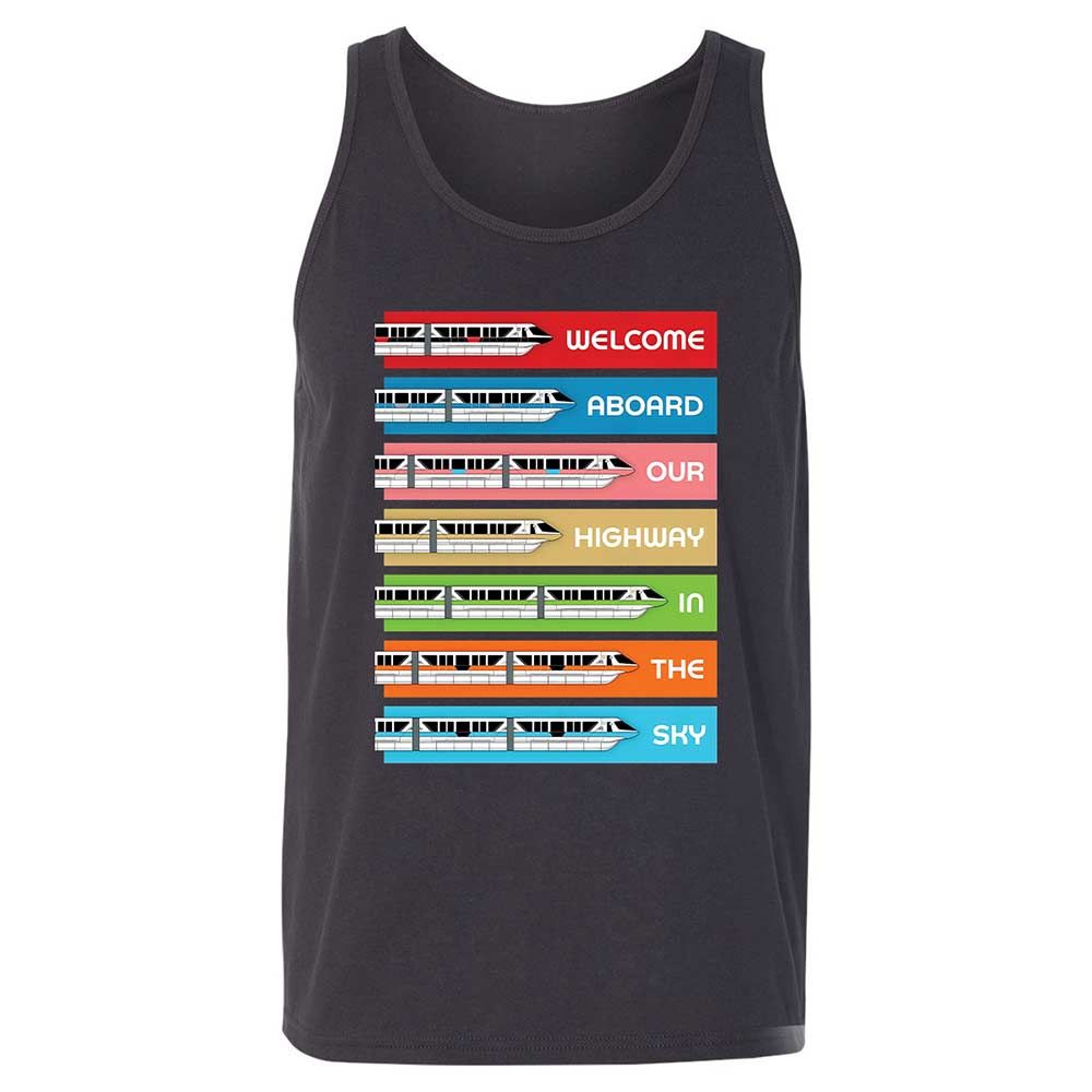 Unisex Jersey Tank - Black - Dark Grey - 4