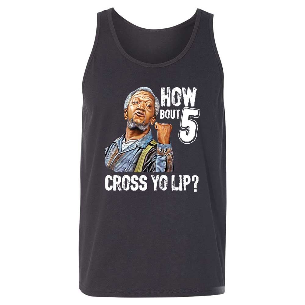 How bout 5 cross yo lip - Dark Grey - 4