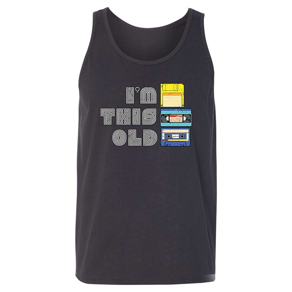 Unisex Jersey Tank - Black - Dark Grey - 4