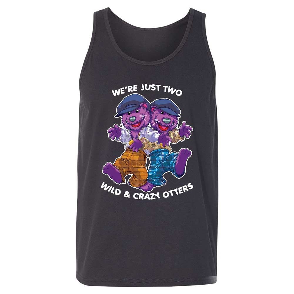 Two wild & crazy otters - Dark Grey - 4