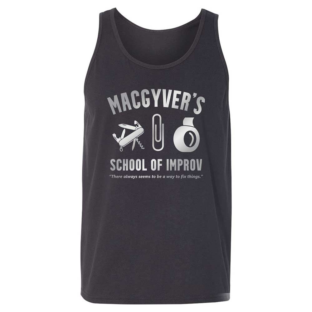 Unisex Jersey Tank - YFXC91HX - Dark Grey - 4