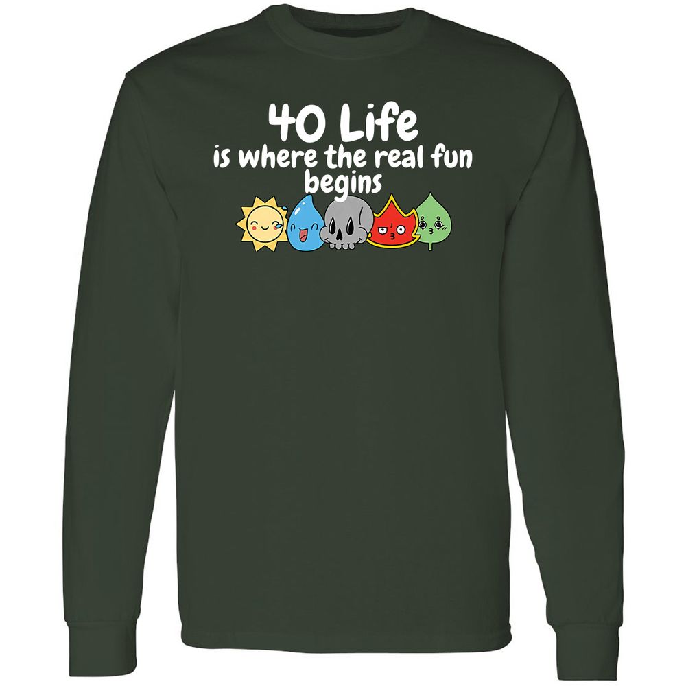 Long Sleeve T-Shirt - 1H3CDHEB - Forest Green - 4